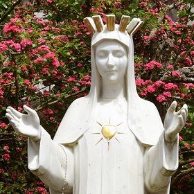 Bienvenue auprès de la Vierge au Coeur d'Or !